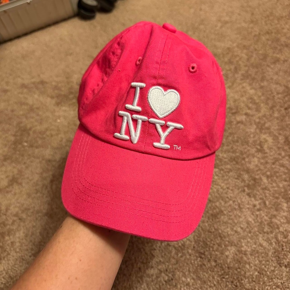 Pink I ❤️ NY Hat